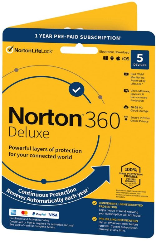 Norton 360 Deluxe 2022,